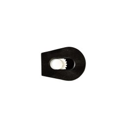 Зажим для шнура 4 мм KL цвет Чёрный + Белый (поштучно)  в Павловском Посаде