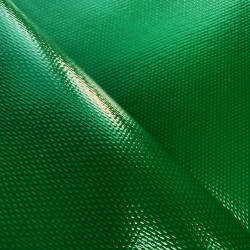 Ткань ПВХ 600 гр/м2 плотная, Зелёный (Ширина 150см), на отрез  в Павловском Посаде