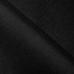 Ткань Оксфорд 600D PU, Черный (на отрез)  в Павловском Посаде