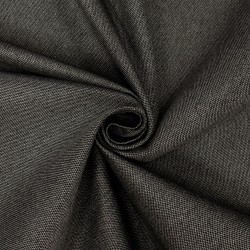 Ткань Рогожка (мебельная), цвет Тёмно-Серый (на отрез)  в Павловском Посаде