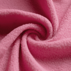 Флис Односторонний 130 гр/м2, цвет Розовый (на отрез)  в Павловском Посаде