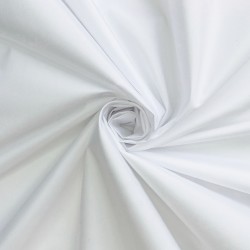 Ткань Дюспо 240Т WR PU Milky, цвет Белый (на отрез)  в Павловском Посаде