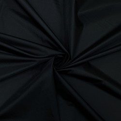Ткань Дюспо 240Т WR PU Milky, цвет Черный (на отрез)  в Павловском Посаде