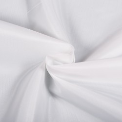 Ткань подкладочная Таффета 190Т, цвет Белый (на отрез)  в Павловском Посаде