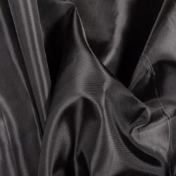 Ткань подкладочная Таффета 190Т, цвет Черный (на отрез)  в Павловском Посаде