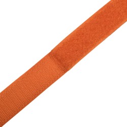 Контактная лента 25мм цвет Оранжевый (велькро-липучка, на отрез)  в Павловском Посаде