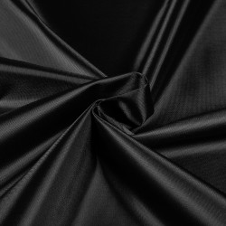 *Ткань Оксфорд 210D PU, цвет Черный (на отрез)  в Павловском Посаде