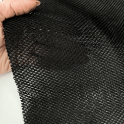 Сетка 3D трехслойная Air mesh 165 гр/м2, цвет Черный (на отрез)  в Павловском Посаде